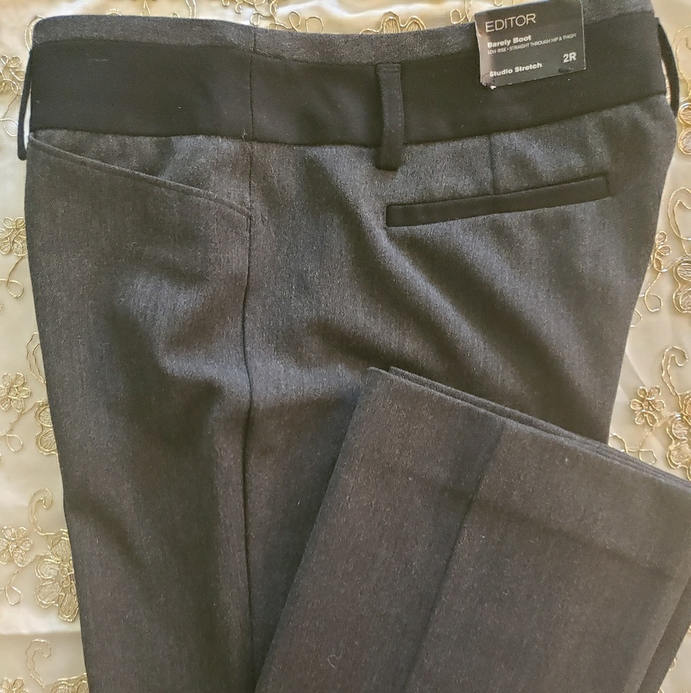 Express Editor-Barely Boot Dress Pants